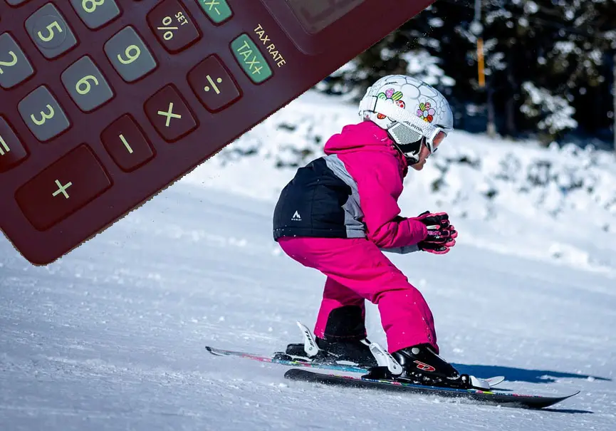Combien coûte une semaine de vacances au ski en famille
